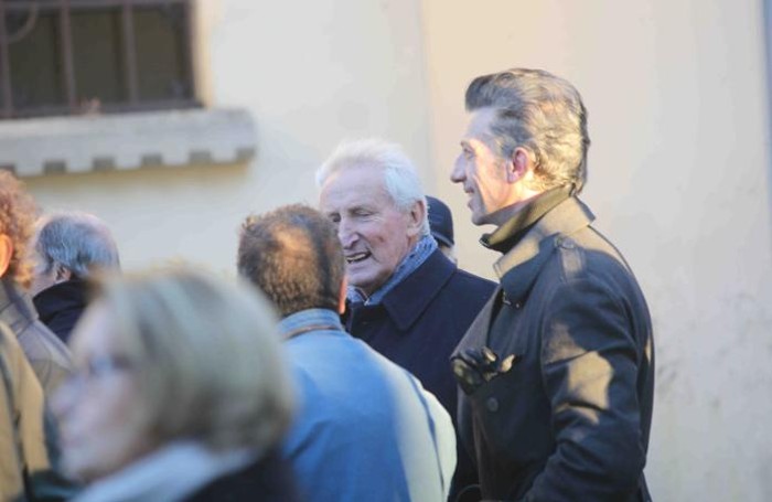 Monza Funerale Gigi Radice: al centro Alfredo Magni