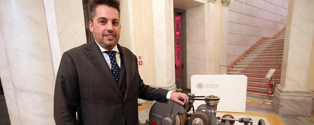 Riccardo Pessina, general manager di  Monzesi, all’evento in Villa reale a Monza