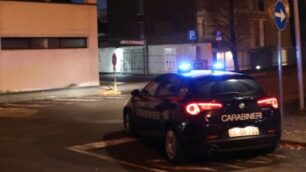 Un’auto dei carabinieri