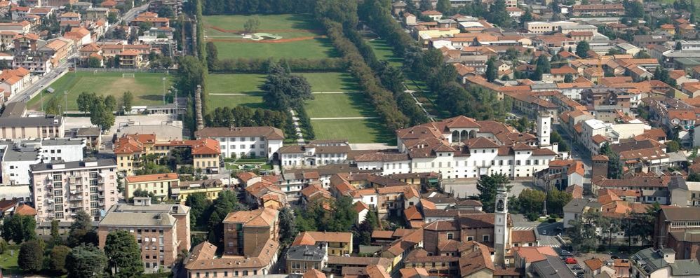 Cesano Maderno dal cielo