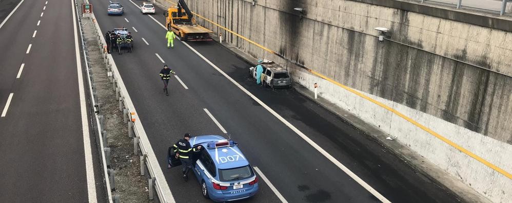 L’incidente in  tangenziale