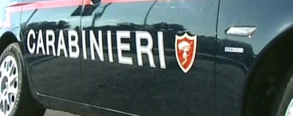 Carabinieri di Seveso e radiomobile Seregno sul posto