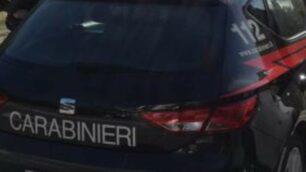 Un’auto dei carabinieri