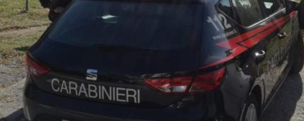 Un’auto dei carabinieri