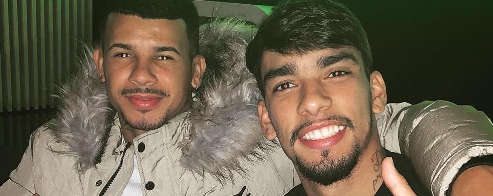 Calcio, Matheus e Lucas Paquetà - foto da Instagram