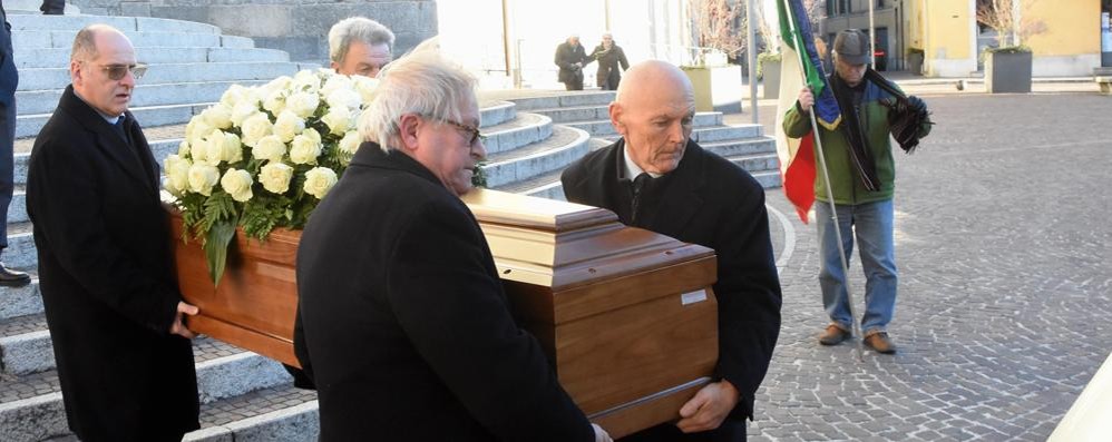 I funerali di  Maria Colombo a Carate Brianza