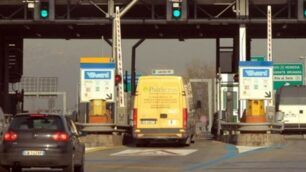 Il casello autostradale di Agrate