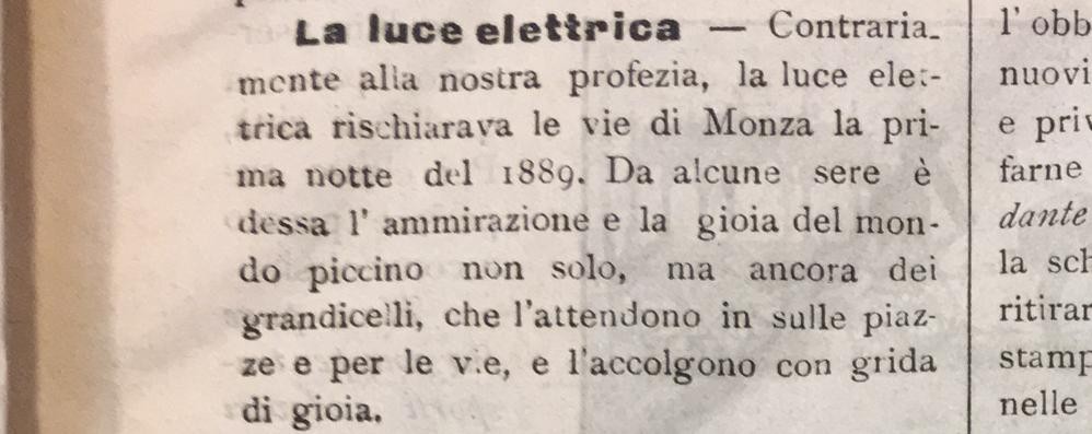 La Rivista monzese del 5 gennaio 1899