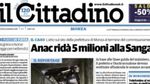 Che cosa c’è sul Cittadino in edicola giovedì 24 gennaio 2019