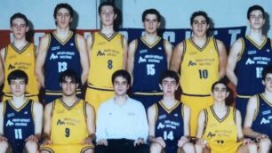 Klaudio Ndoja in maglia Aurora, ha il numero 13