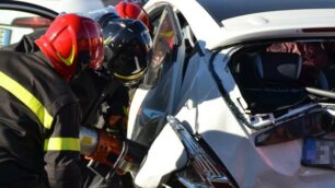 I vigili del fuoco al lavoroFoto Edoardo Terraneo