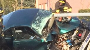 Monza incidente via Beato Angelico