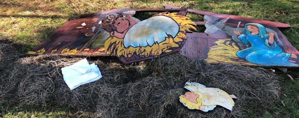 Monza Presepe Cristo Re distrutto la notte di capodanno