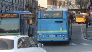 Autobus di linea a Monza