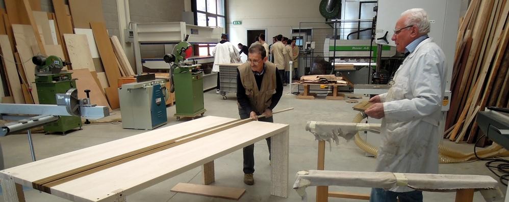 Un laboratorio artigianale del legno