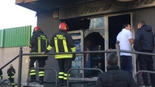 Brugherio incendio via Marsala