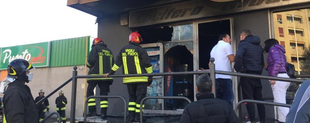 Brugherio incendio via Marsala