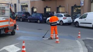 I lavori per la nuova viabilità di Carate