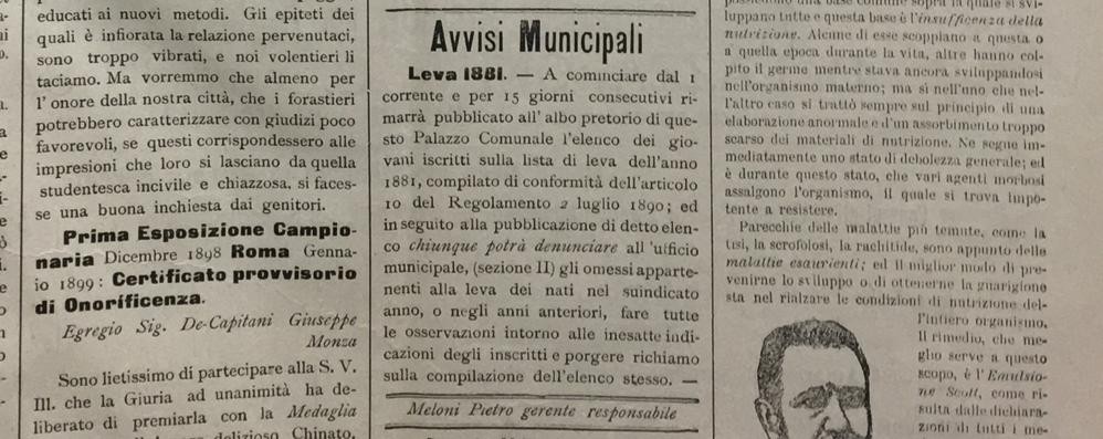 1 febbraio 1899 centoventi rivista monzese