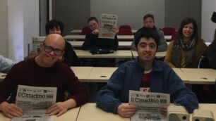 I ragazzi del Cse di Mezzago  in redazione