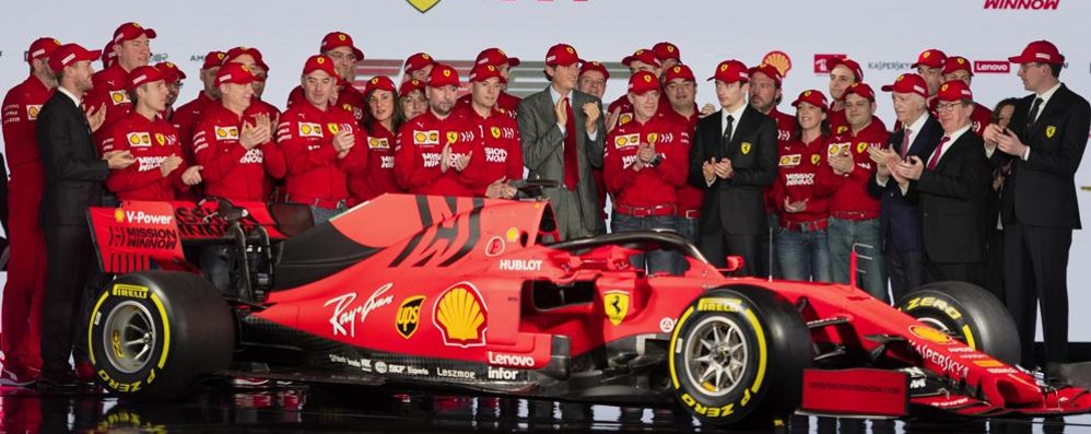 La presentazione della nuova Ferrari