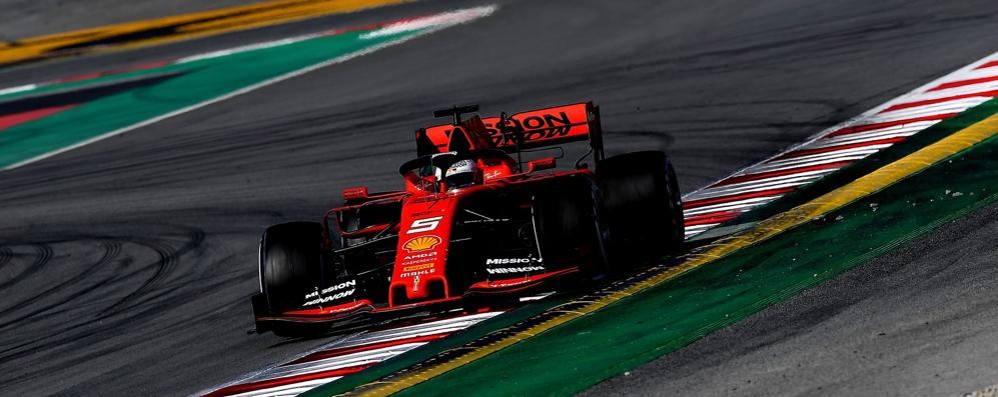 Ferrari test Barcellona