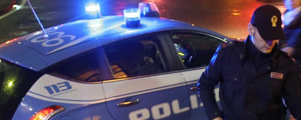 Una volante della polizia