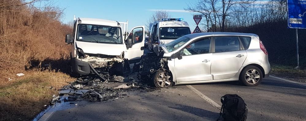 Incidente sp 135 Canonica Peregallo a Lesmo