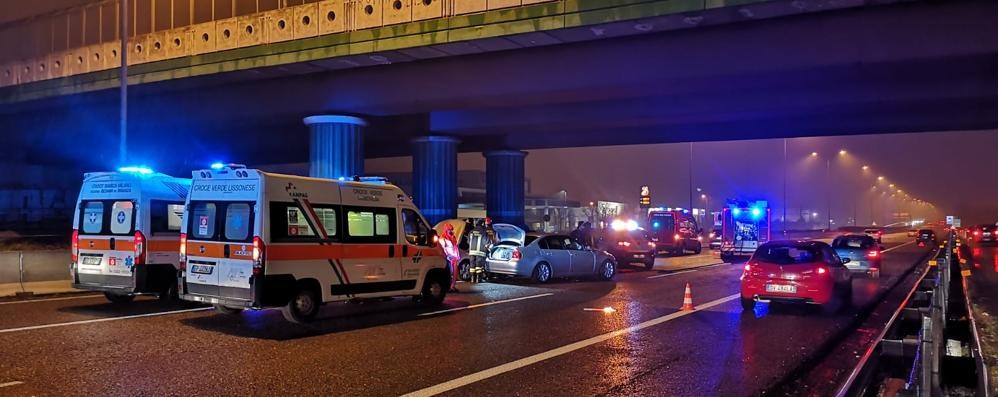 Incidente Statale 36 Seregno sud direzione nord Lissone 2 febbraio 19