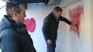 Monza: Cancellazione graffiti piazza Trento