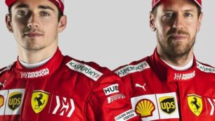 Charles Leclerc e Sebastian Vettel