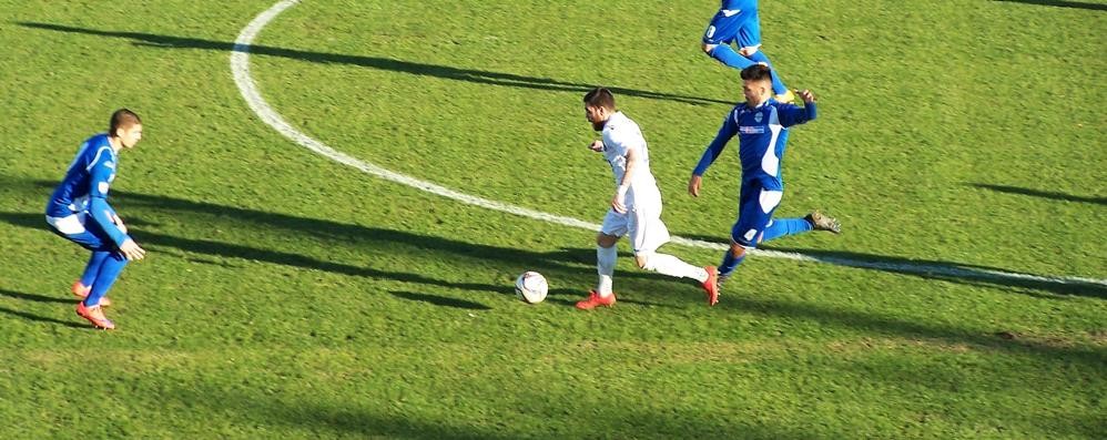 Seregno - Luca Artaria in azione