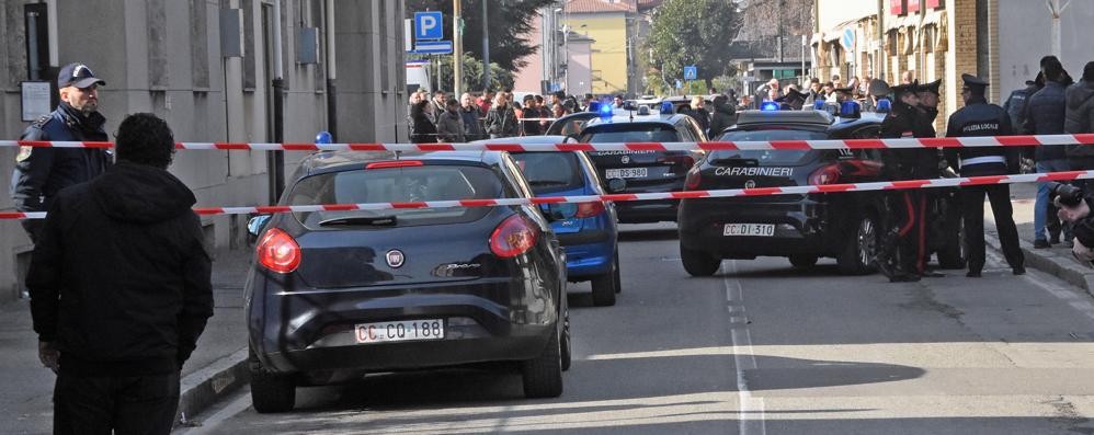 La sparatoria in via Turati a Limbiate