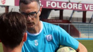 Un'immagine dello Sportitalia City Camp dello scorso anno con l'intervento dell'ex capitano dell'Inter Beppe Bergomi