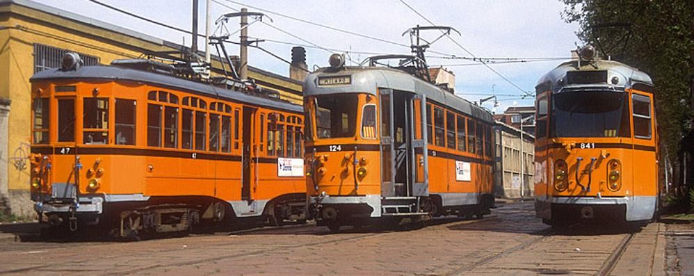 Vecchi tram di Atm