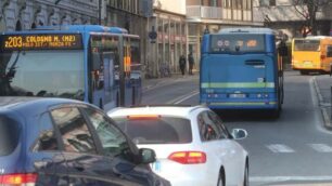 Autobus di linea a Monza