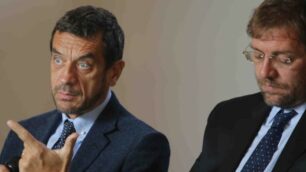 Monza: Umberto Regalia con il presidente della Provincia di Monza Roberto Invernizzi