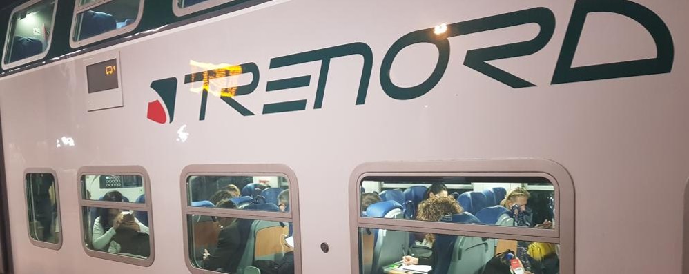 Un convoglio di Trenord