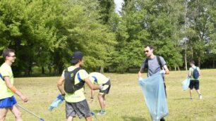 Moovin' - partecipanti alla corsa-plogging a Bergamo