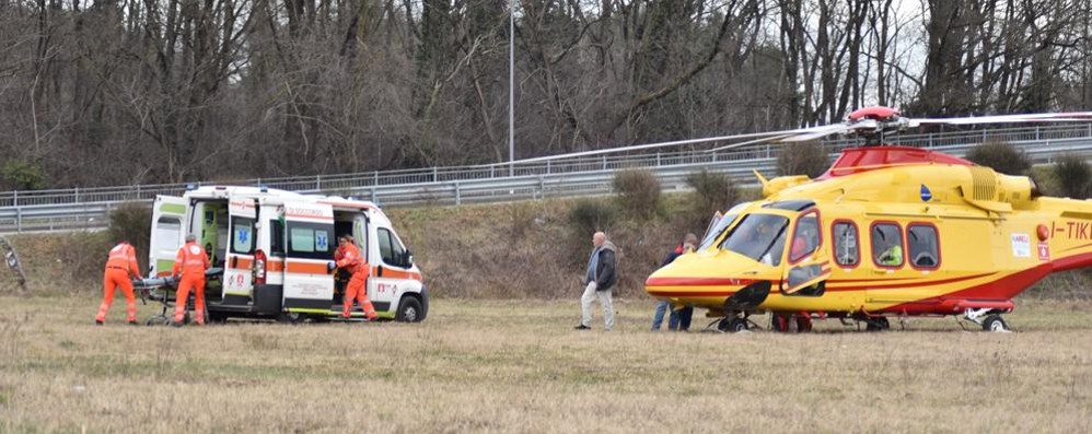 Ceriano Laghetto  motocross incidente