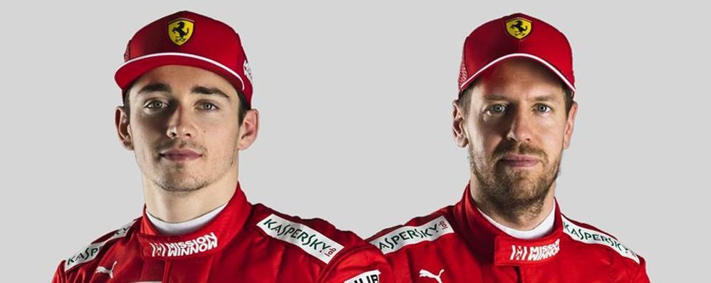 Leclerc e Vettel