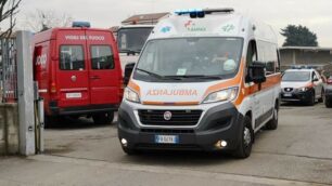 Lissone incidente sul lavoro via Boltraffio