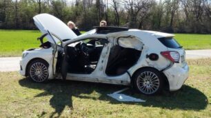 Cesano Maderno incidente auto trattore