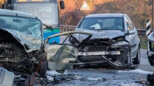 Limbiate, incidente sulla Monza-Saronno - foto Michelangelo
