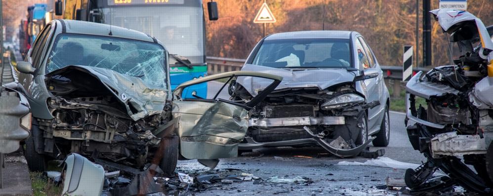 Limbiate, incidente sulla Monza-Saronno - foto Michelangelo