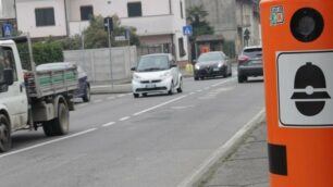 Uno dei nuovi “VeloOK” installati sulle strade lissonesi