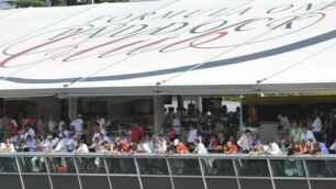 Il paddock dell’autodromo. Vicino potrebbe sorgere un centro per la ricerca sulle auto senza conducente