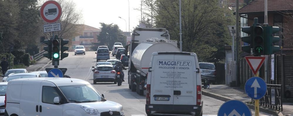 Monza Traffico via Aquileia