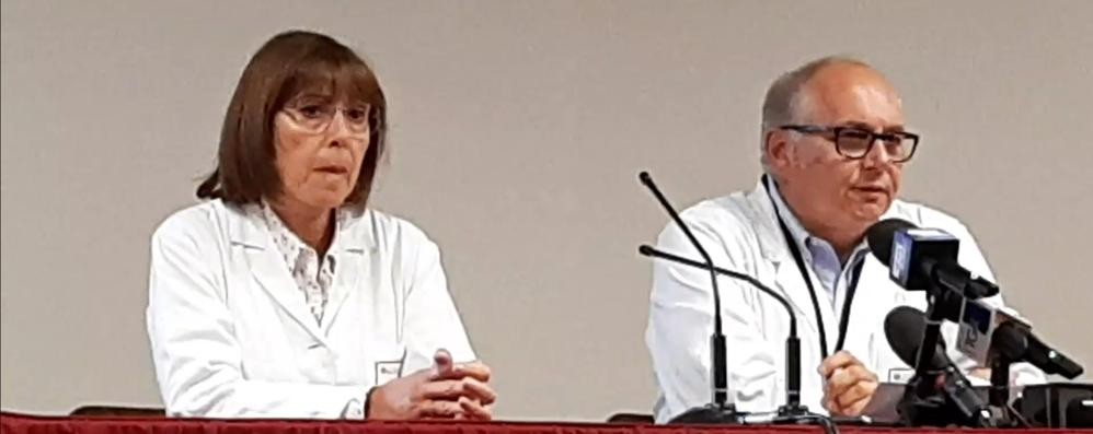 Laura Radice, direttore sanitario dell’Asst di Monza e Giuseppe Citterio professore di anestesia e rianimazione all’università Bicocca