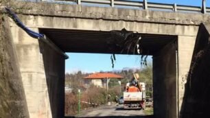 Lentate sul Seveso sottopasso danneggiato su Novedratese a Carimate